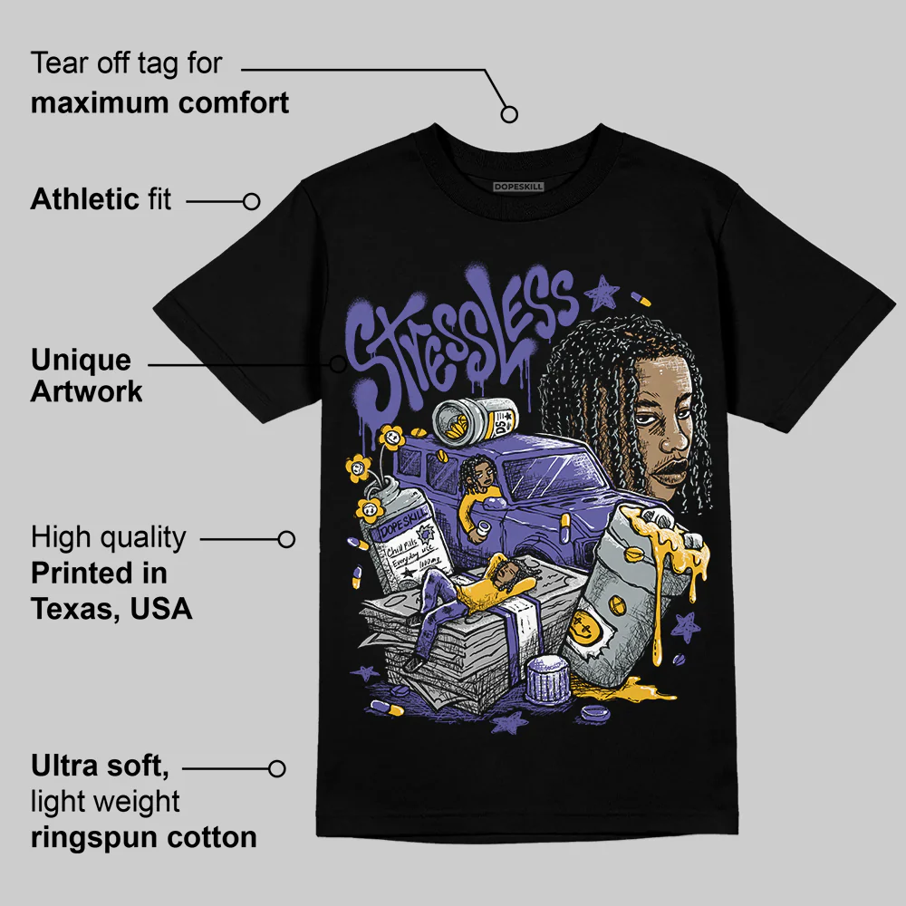 Lakers 4s DopeSkill T-Shirt Stressless Graphic - Image 3