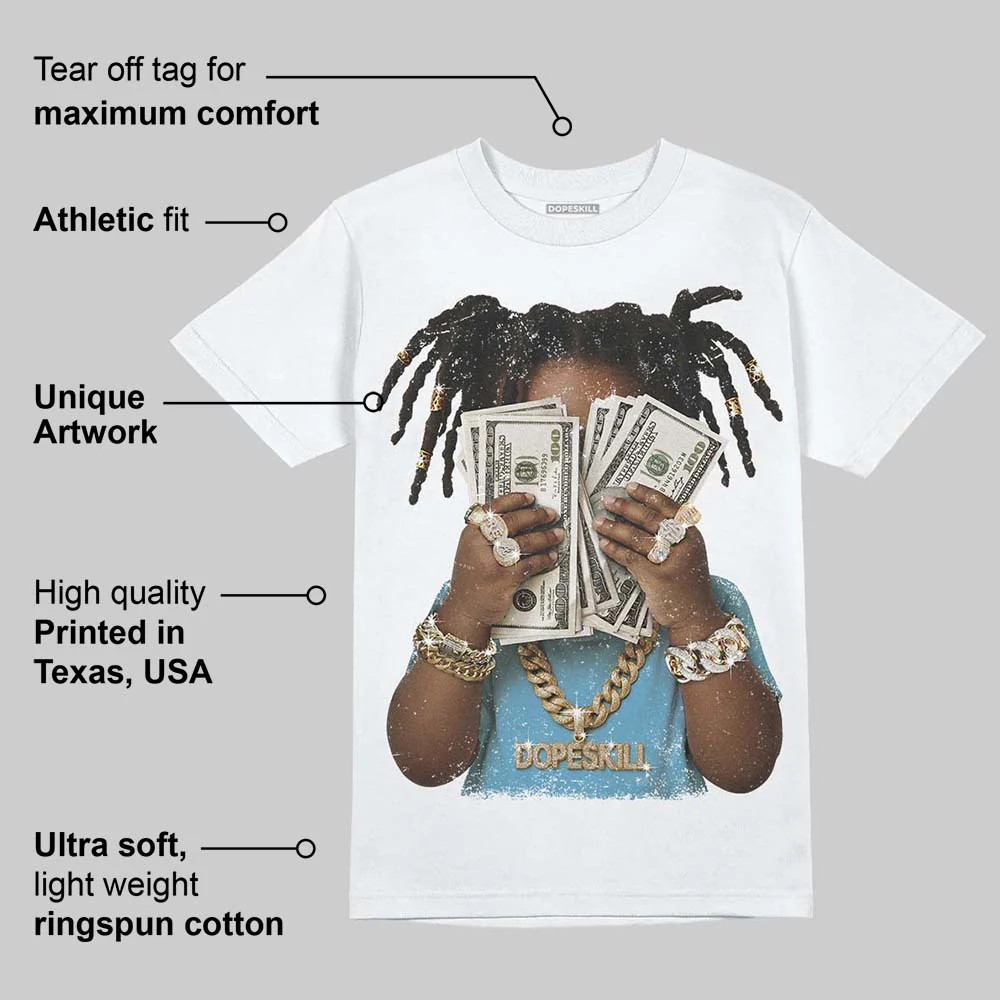 Legend Blue 11s DopeSkill T-Shirt Rich Youth Graphic - Image 3