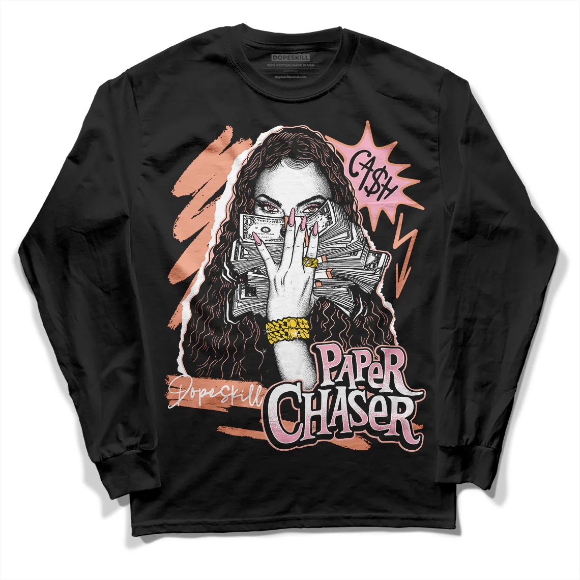 Legend Pink 11s DopeSkill Long Sleeve T-Shirt NPC Graphic - Image 2