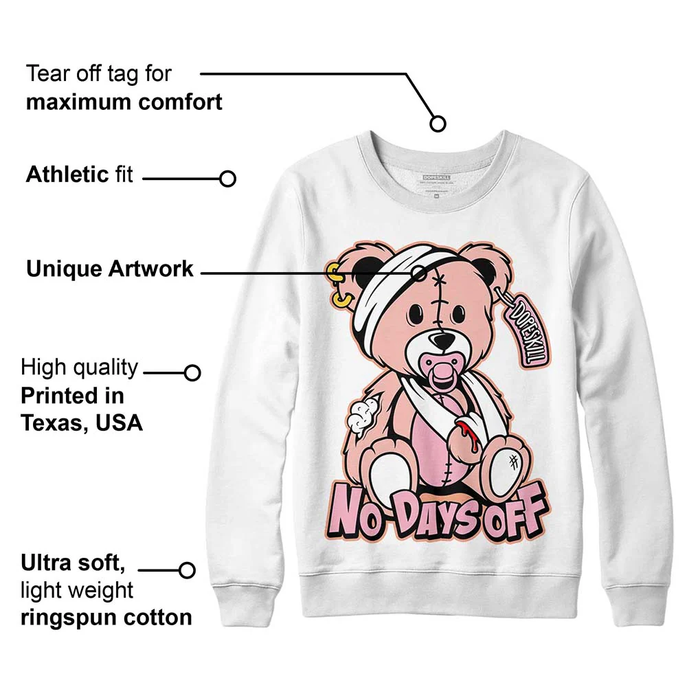 Legend Pink 11s DopeSkill Sweatshirt Hurt Bear Graphic - Image 3