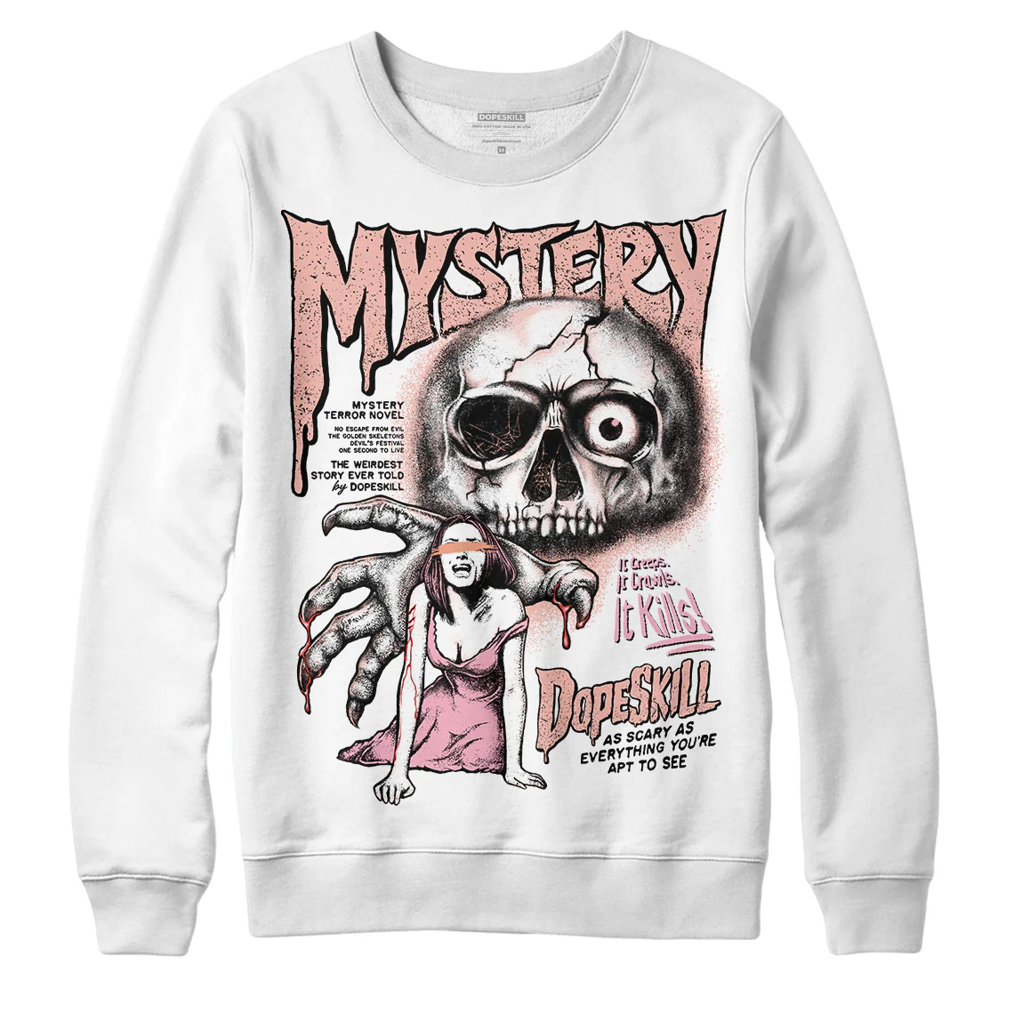 Legend Pink 11s DopeSkill Sweatshirt Mystery Ghostly Grasp Graphic
