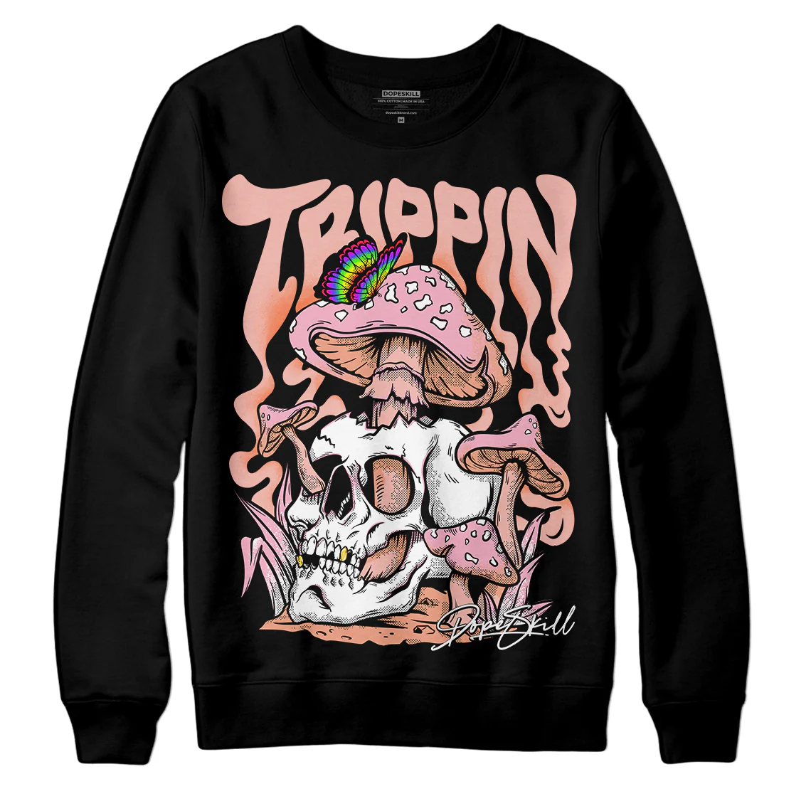 Legend Pink 11s DopeSkill Sweatshirt Trippin Graphic - Image 2