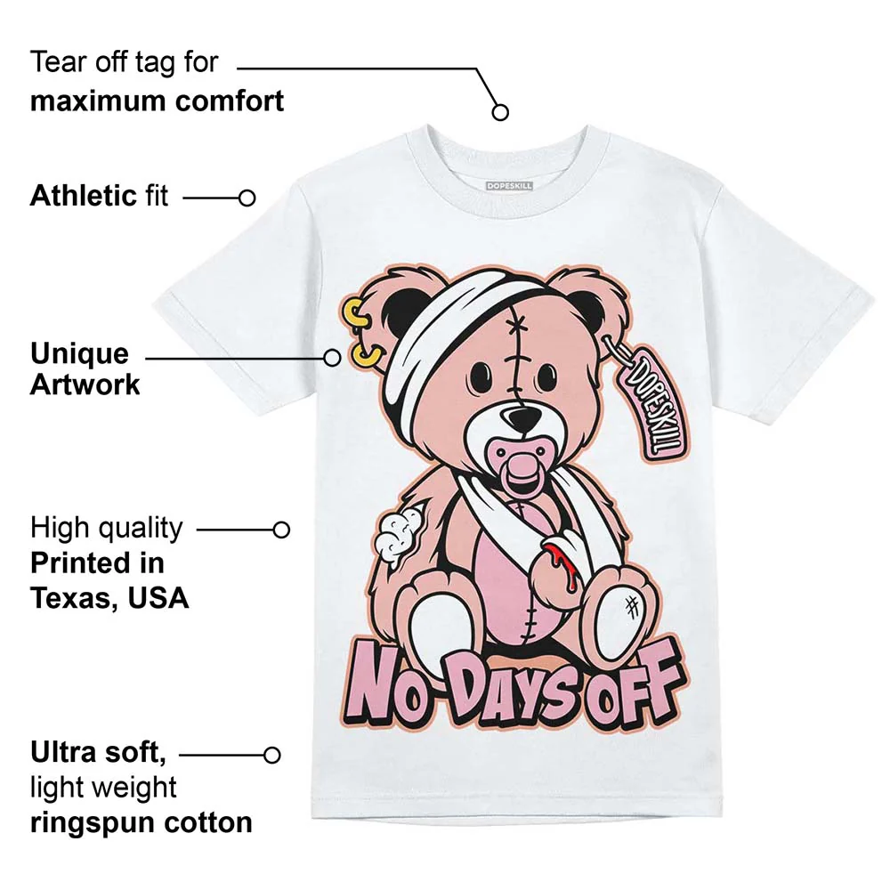 Legend Pink 11s DopeSkill T-Shirt Hurt Bear Graphic - Image 3