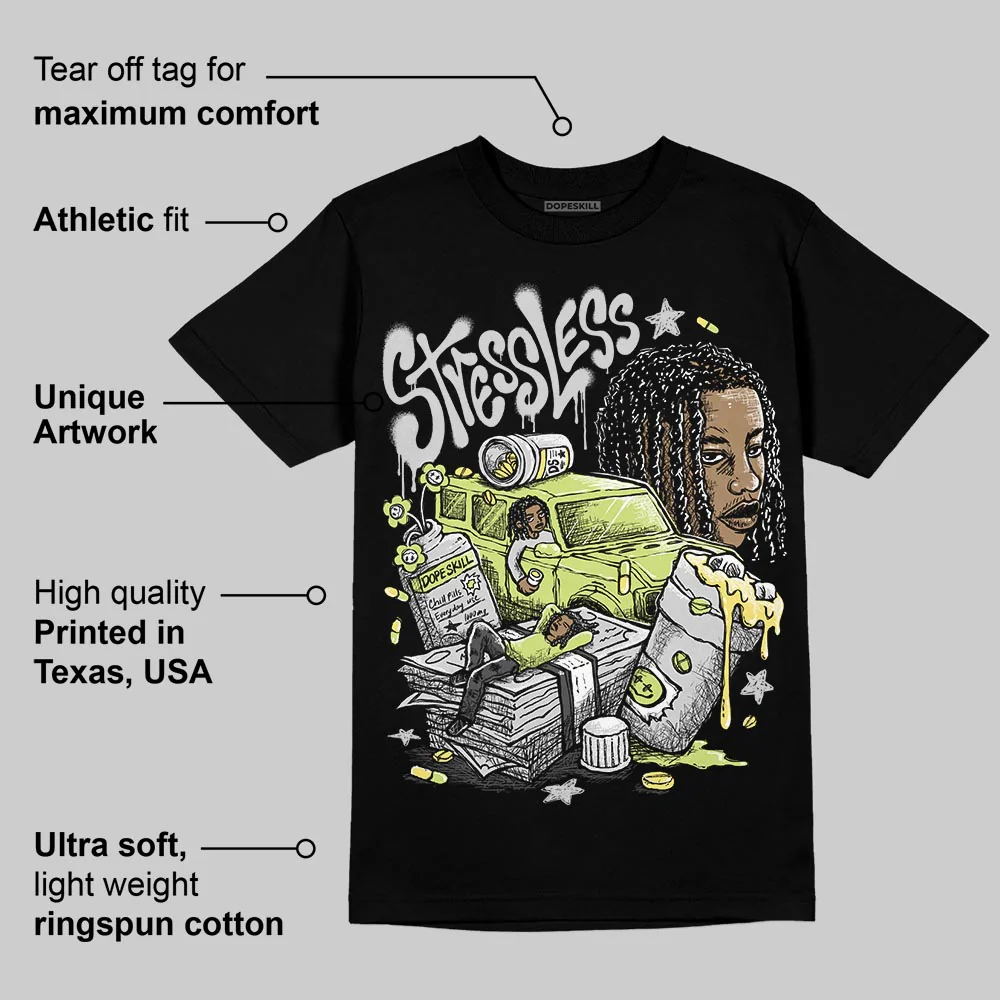 Light Lemon Twist 4s DopeSkill T-Shirt Stressless Graphic - Image 3