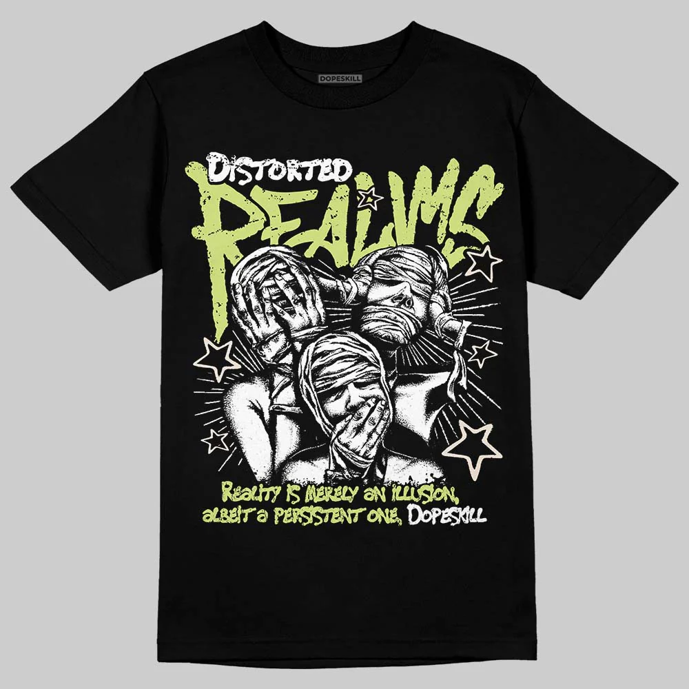 Luminous Green 5s DopeSkill T-Shirt Distorted Realms Graphic