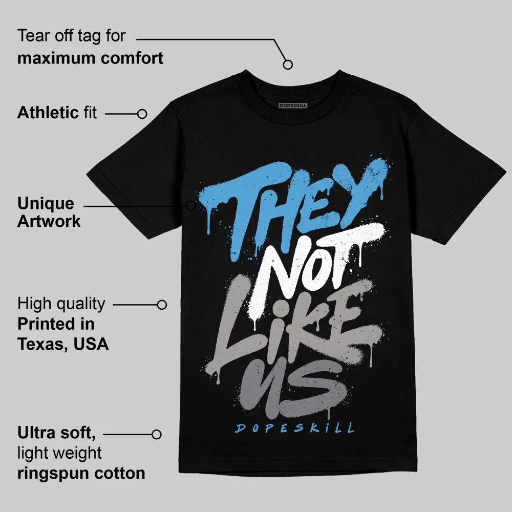 Max 95 Blue Spark DopeSkill T-Shirt They Not Like Us Graphic - Image 3