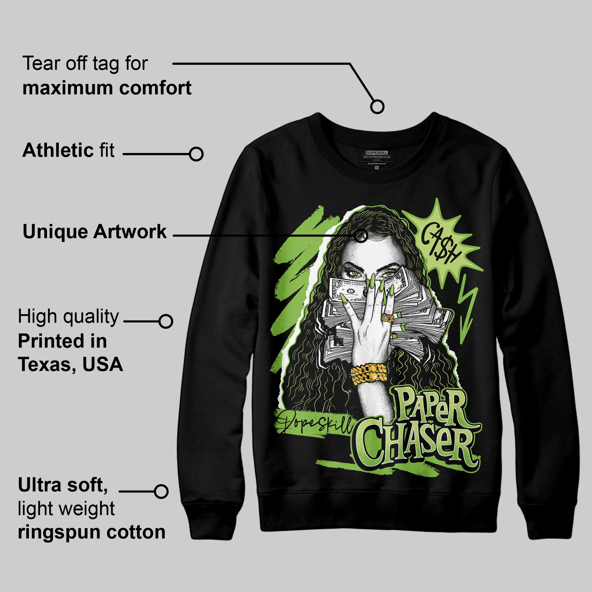 Max 95 OG 'Neon' DopeSkill Sweatshirt NPC Graphic - Image 3