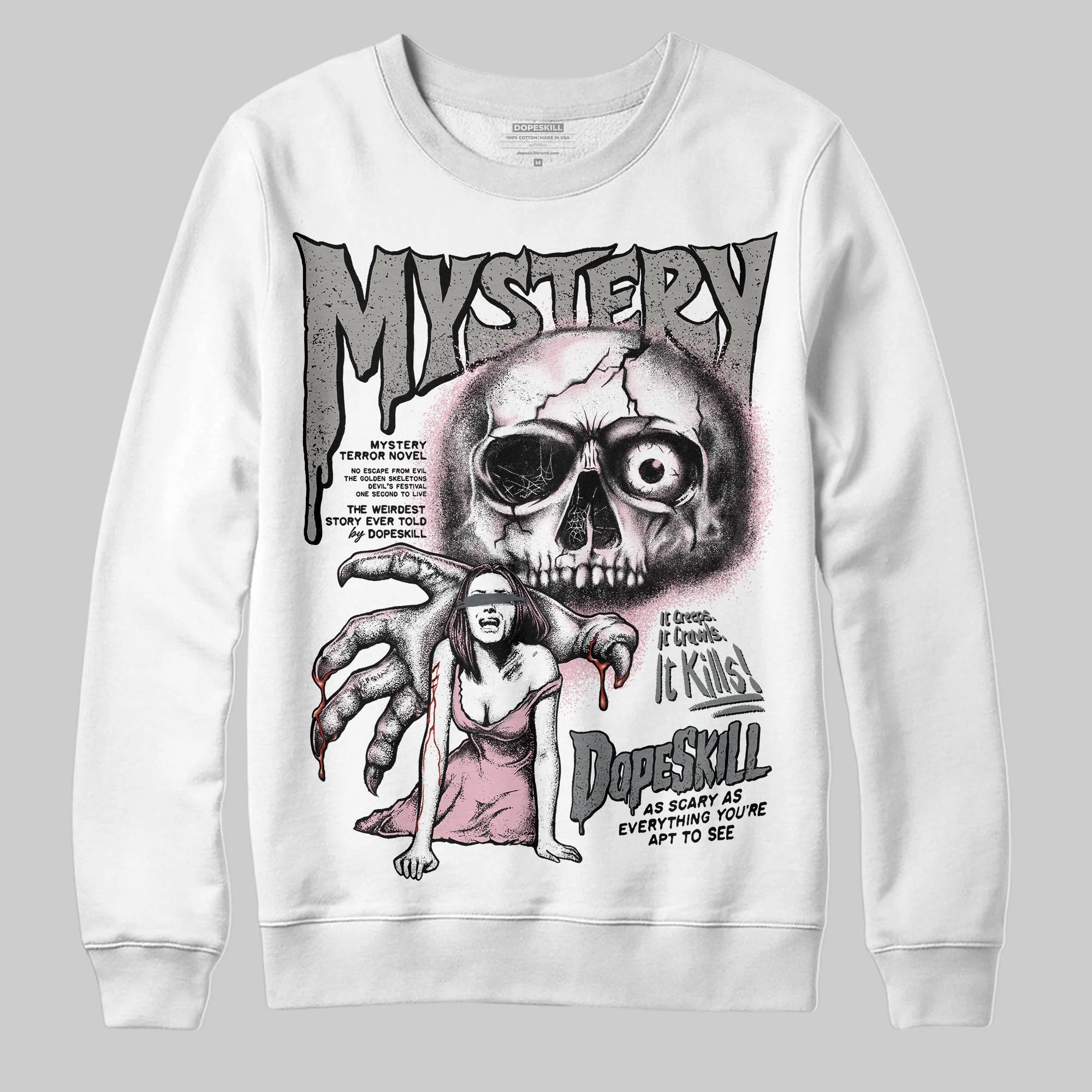 Max 95 OG “Pink Foam” DopeSkill Sweatshirt Mystery Ghostly Grasp Graphic - Image 2