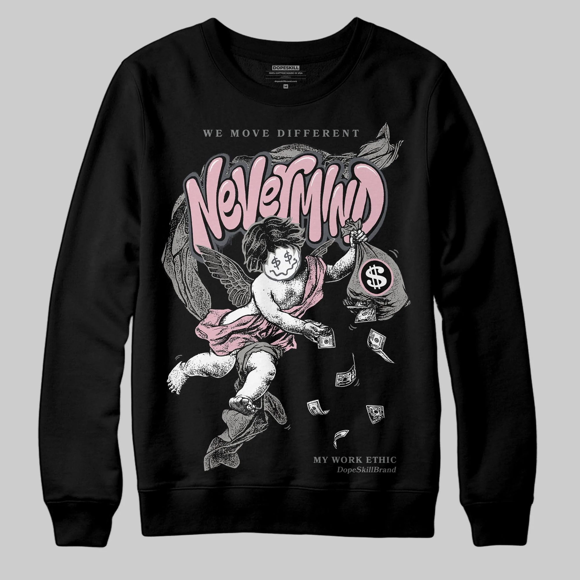 Max 95 OG “Pink Foam” DopeSkill Sweatshirt Nevermind Graphic