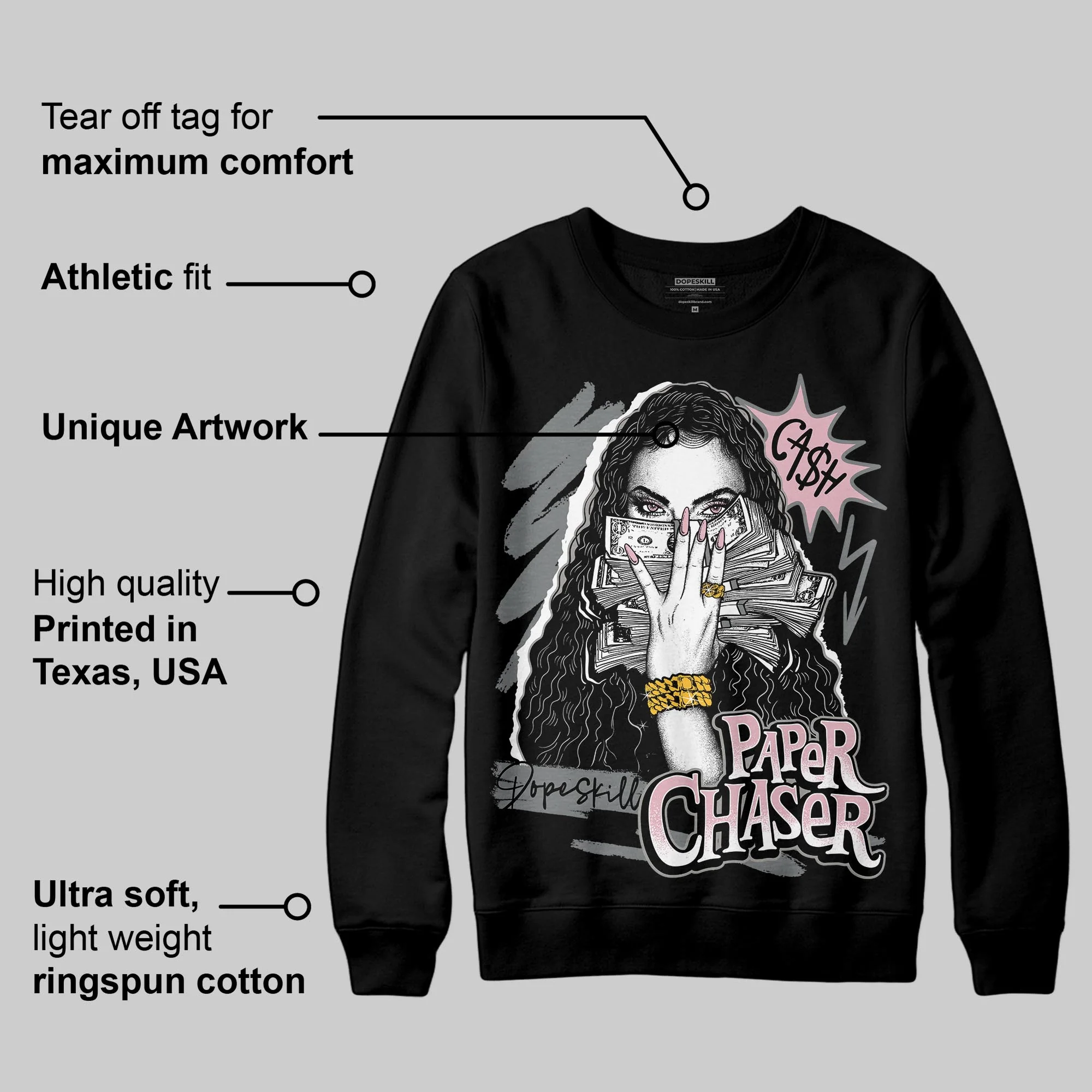 Max 95 OG “Pink Foam” DopeSkill Sweatshirt NPC Graphic - Image 3