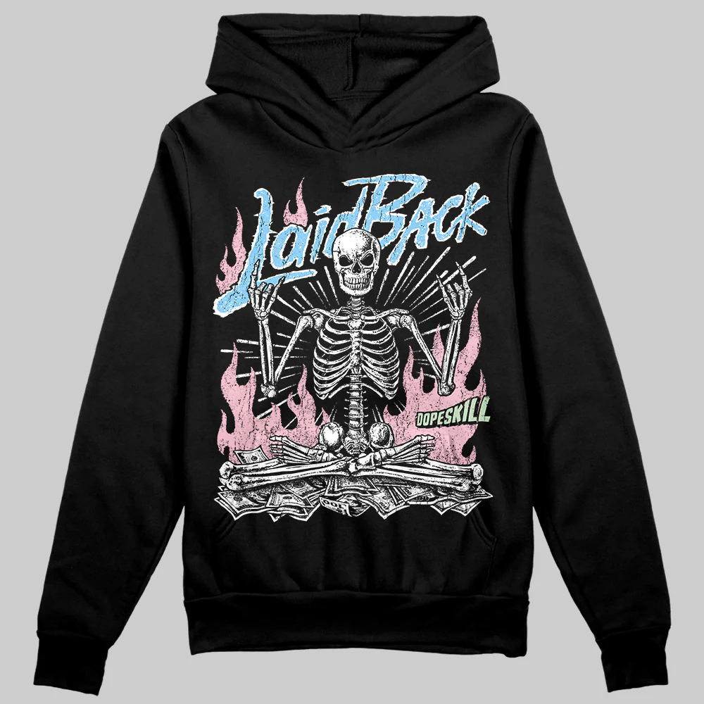 Medium Soft Pink 4s DopeSkill Hoodie Sweatshirt Laid Back Graphic