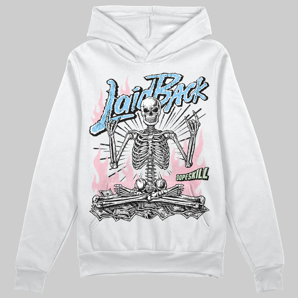 Medium Soft Pink 4s DopeSkill Hoodie Sweatshirt Laid Back Graphic - Image 2