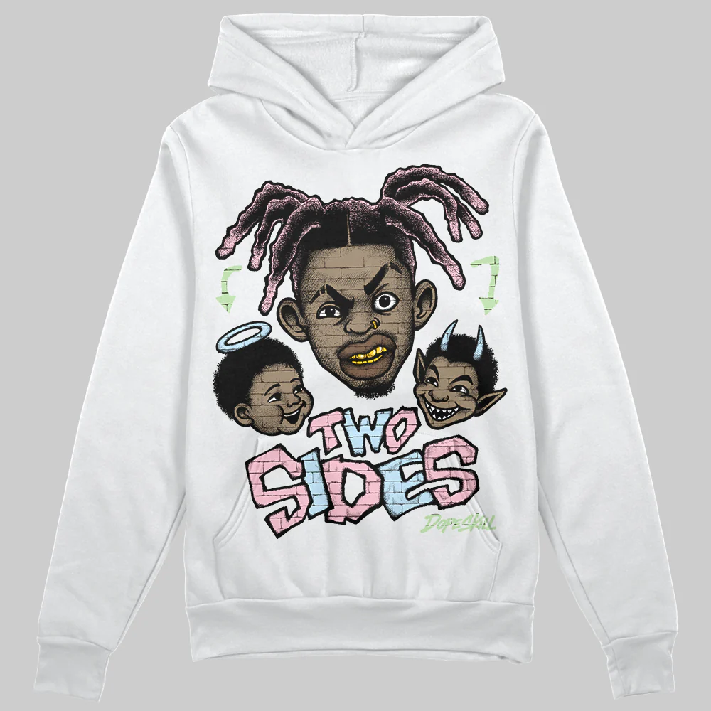 Medium Soft Pink 4s DopeSkill Hoodie Sweatshirt Two Sides Graphic - Image 2