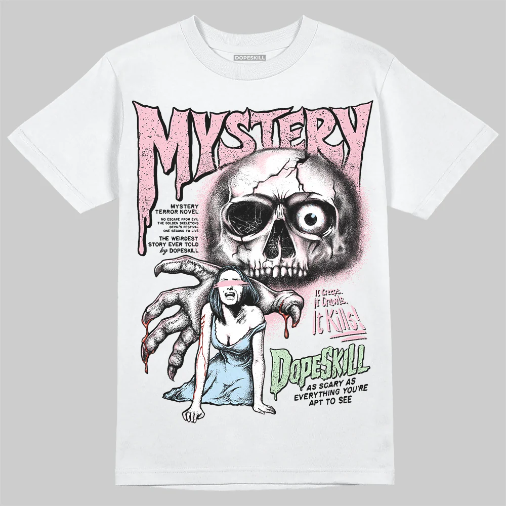 Medium Soft Pink 4s DopeSkill T-Shirt Mystery Ghostly Grasp Graphic - Image 2