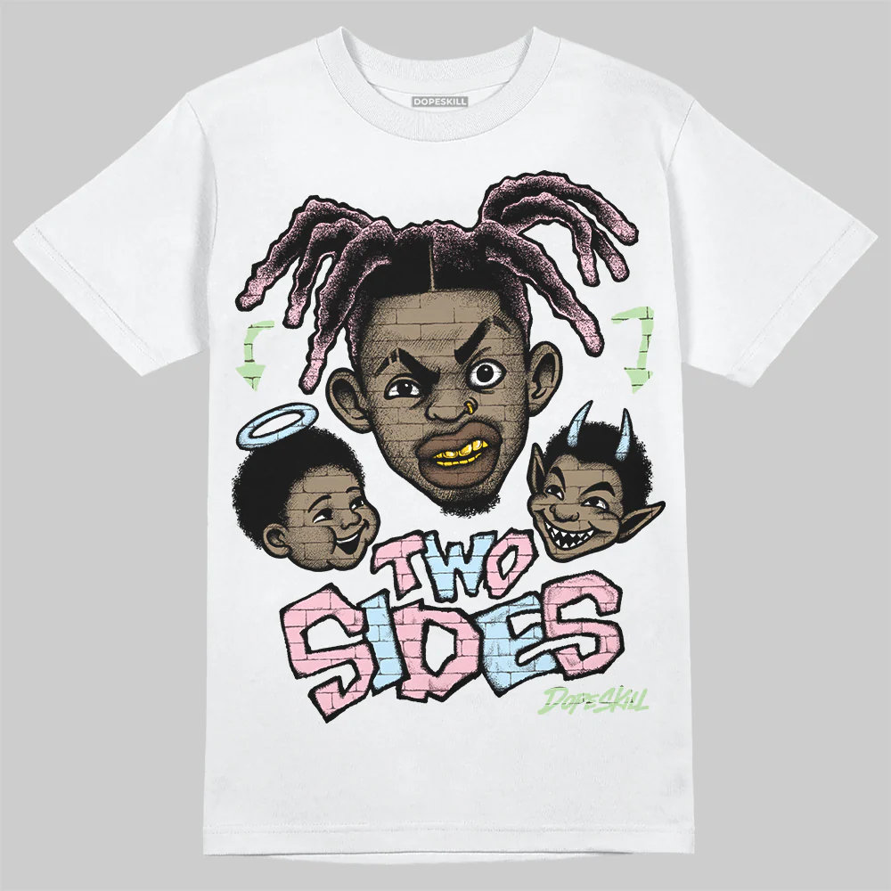 Medium Soft Pink 4s DopeSkill T-Shirt Two Sides Graphic - Image 2