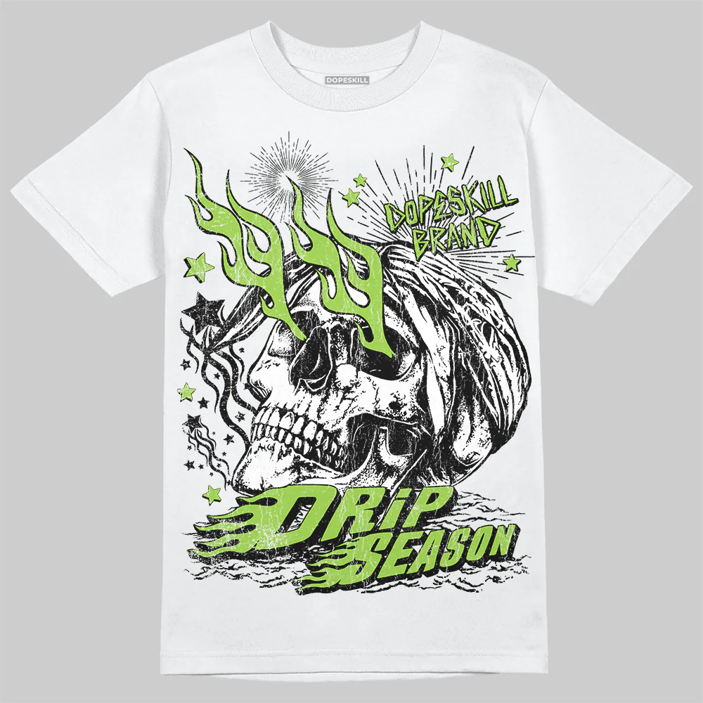 Neon Green Collection DopeSkill T-Shirt Drip Season Graphic - Image 2