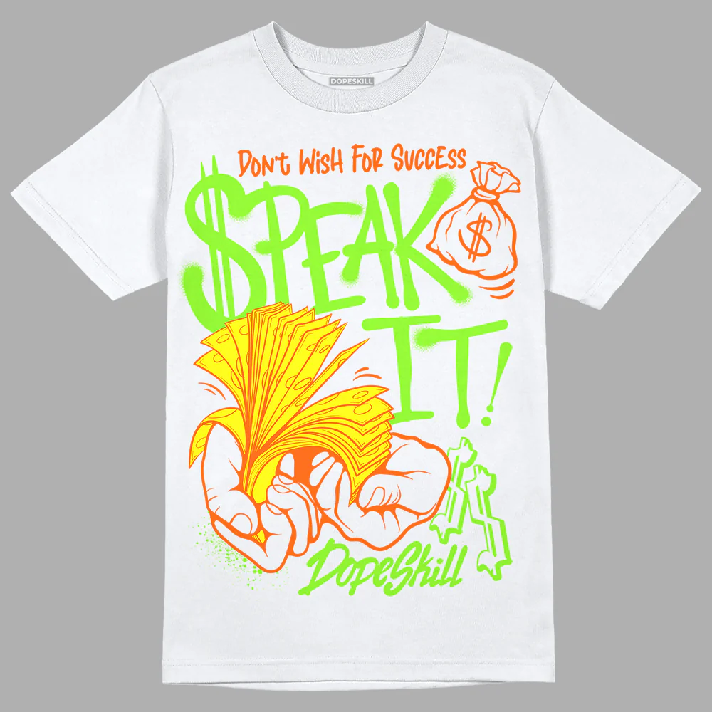 Neon Green Collection DopeSkill T-Shirt Speak It Graphic - Image 2