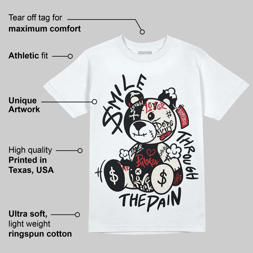 Nigel Sylvester x “Nitro” 1s DopeSkill T-Shirt Smile Through The Pain Graphic - Image 3