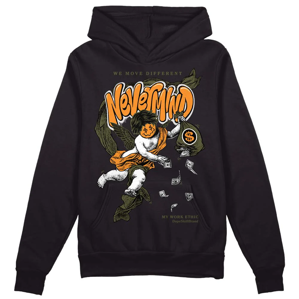 Olive 5s DopeSkill Hoodie Sweatshirt Nevermind Graphic - Image 2
