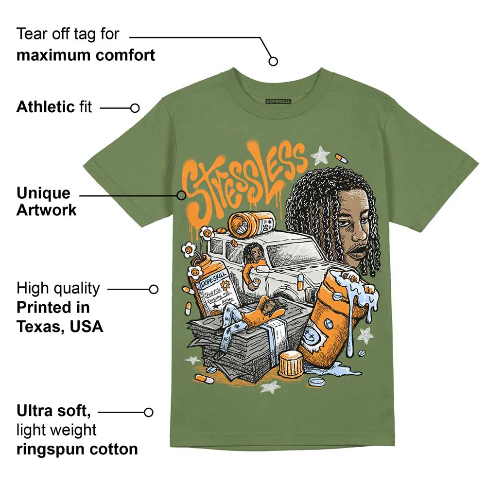 Olive 5s DopeSkill Olive T-shirt Stressless Graphic - Image 2