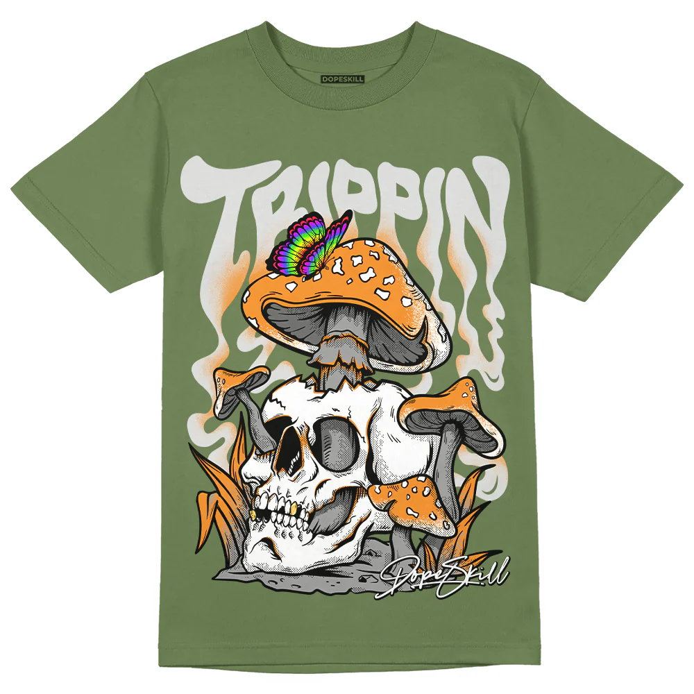 Olive 5s DopeSkill Olive T-shirt Trippin Graphic
