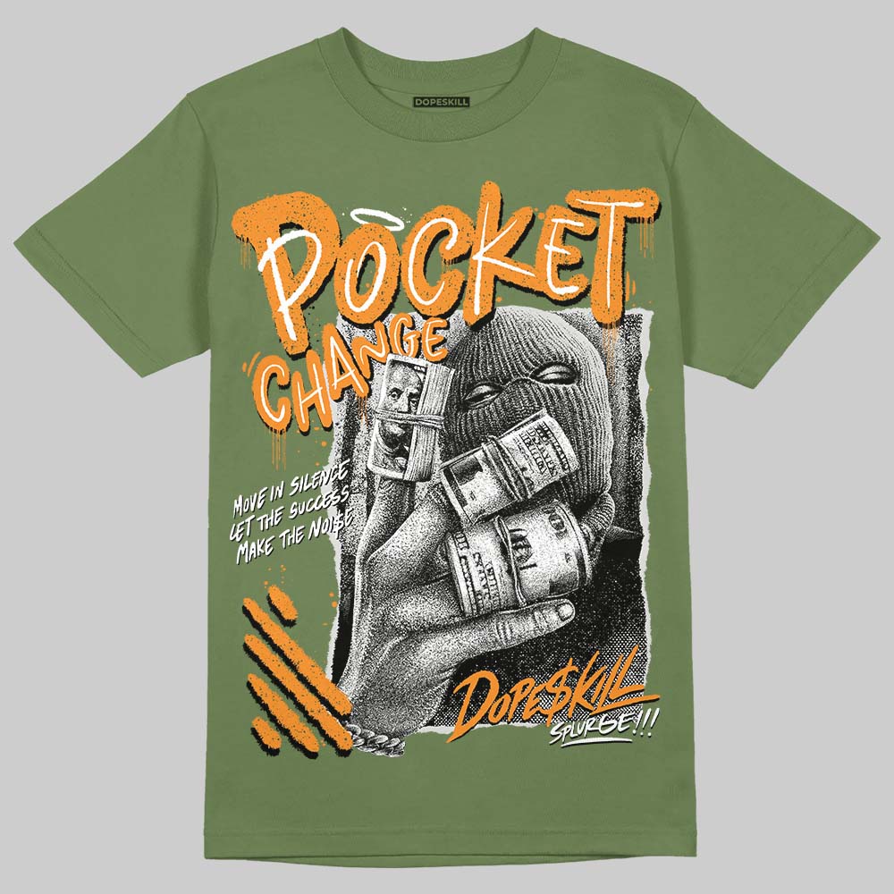 Olive 5s DopeSkill T-Shirt Pocket Change Graphic - Image 3