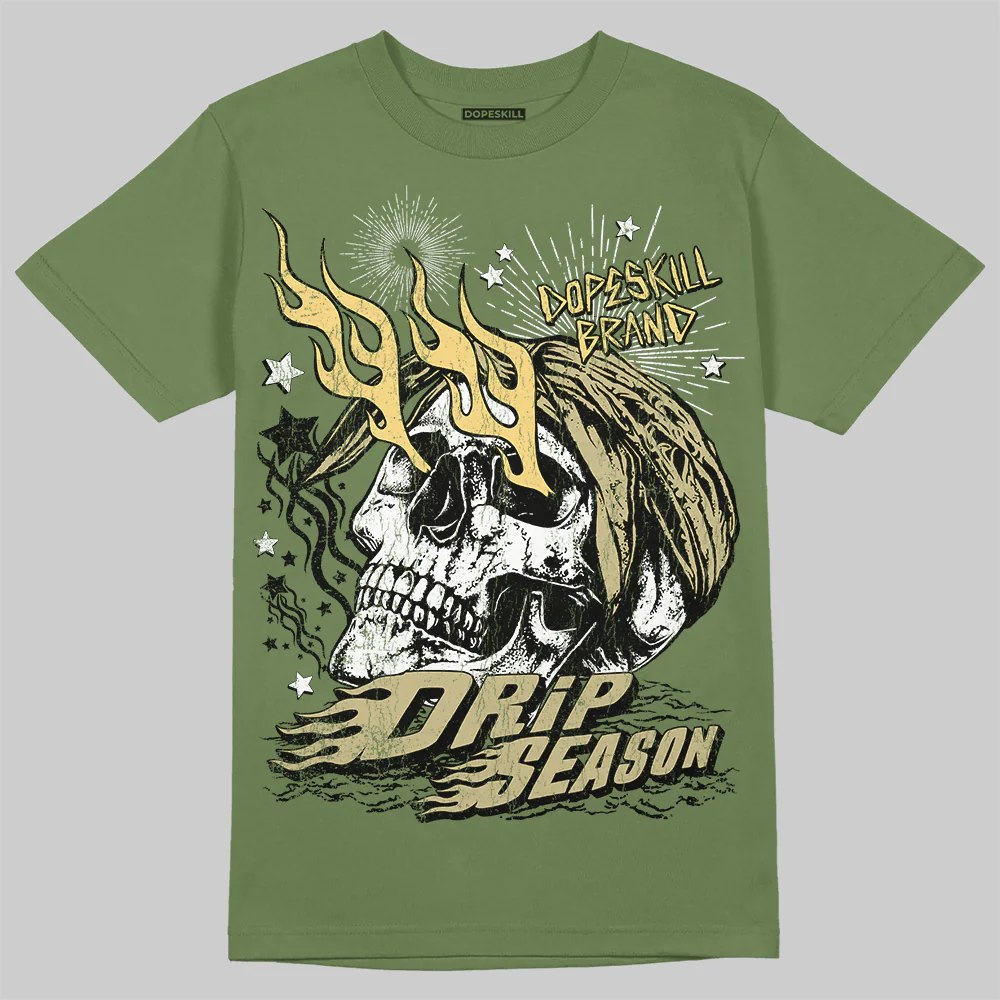 Olive Collection DopeSkill T-Shirt Drip Season Graphic - Image 3