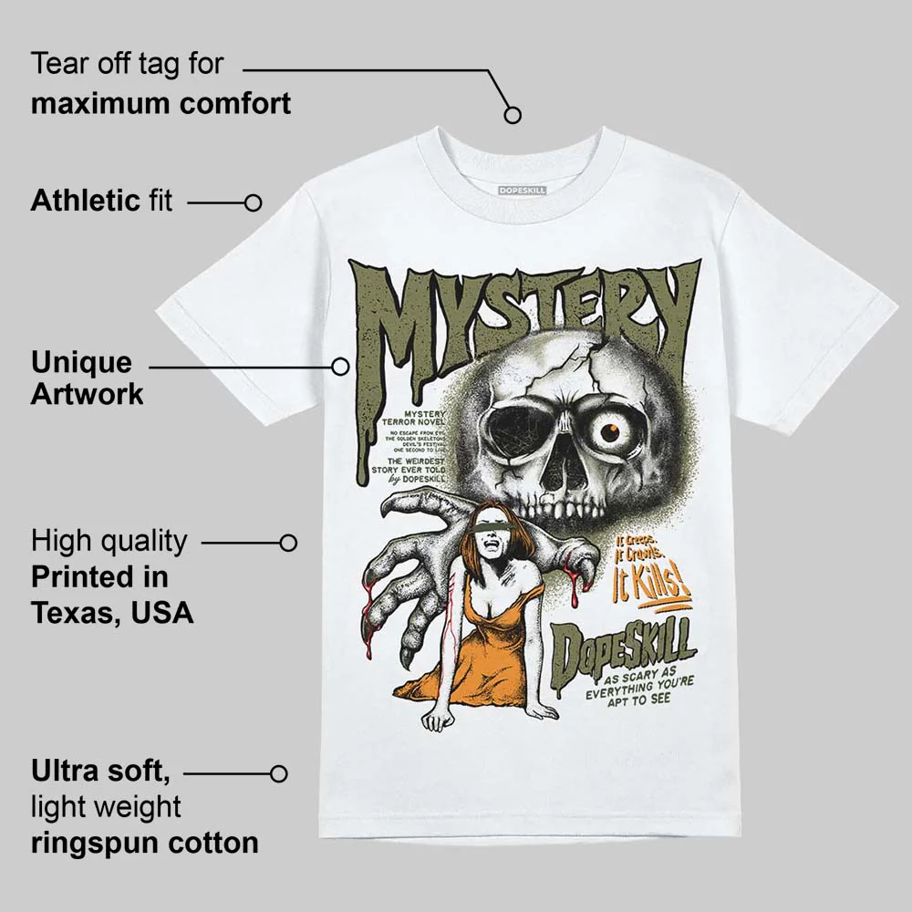 Olive Collection DopeSkill T-Shirt Mystery Ghostly Grasp Graphic - Image 3