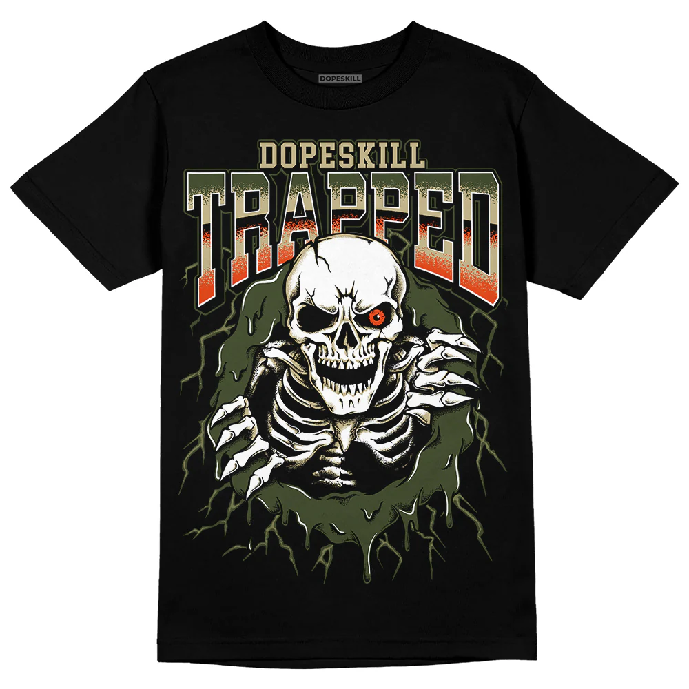 Olive Collection DopeSkill T-Shirt Trapped Halloween Graphic - Image 2
