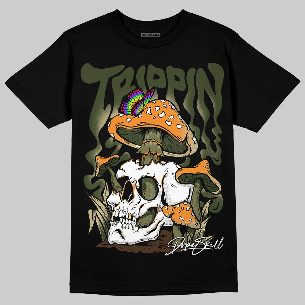 Olive Collection DopeSkill T-Shirt Trippin Graphic - Image 2