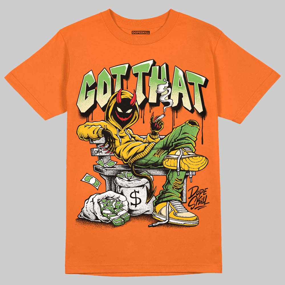 Orange Black White DopeSkill T-Shirt Got That Graphic - Image 3