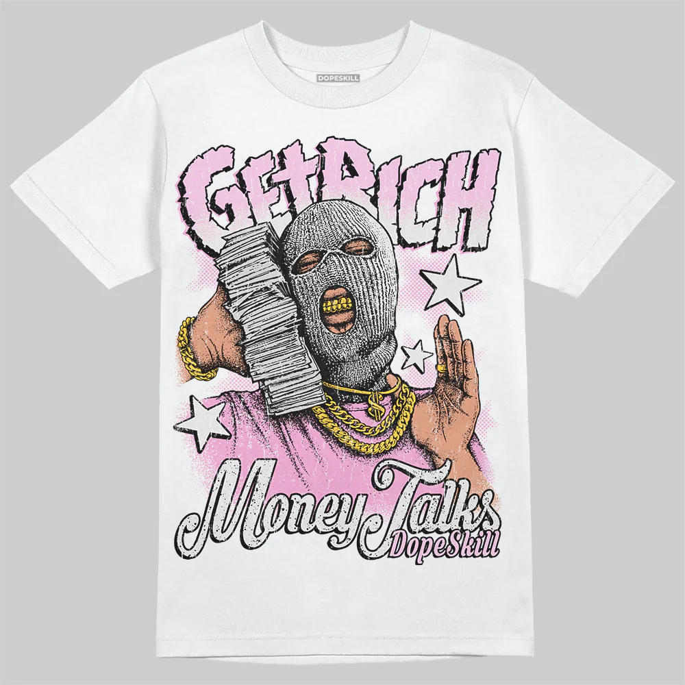 Orchid 4s DopeSkill T-Shirt Get Rich Graphic