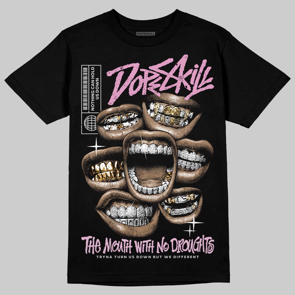 Orchid 4s DopeSkill T-Shirt The Mouth With No Droughts Graphic - Image 2