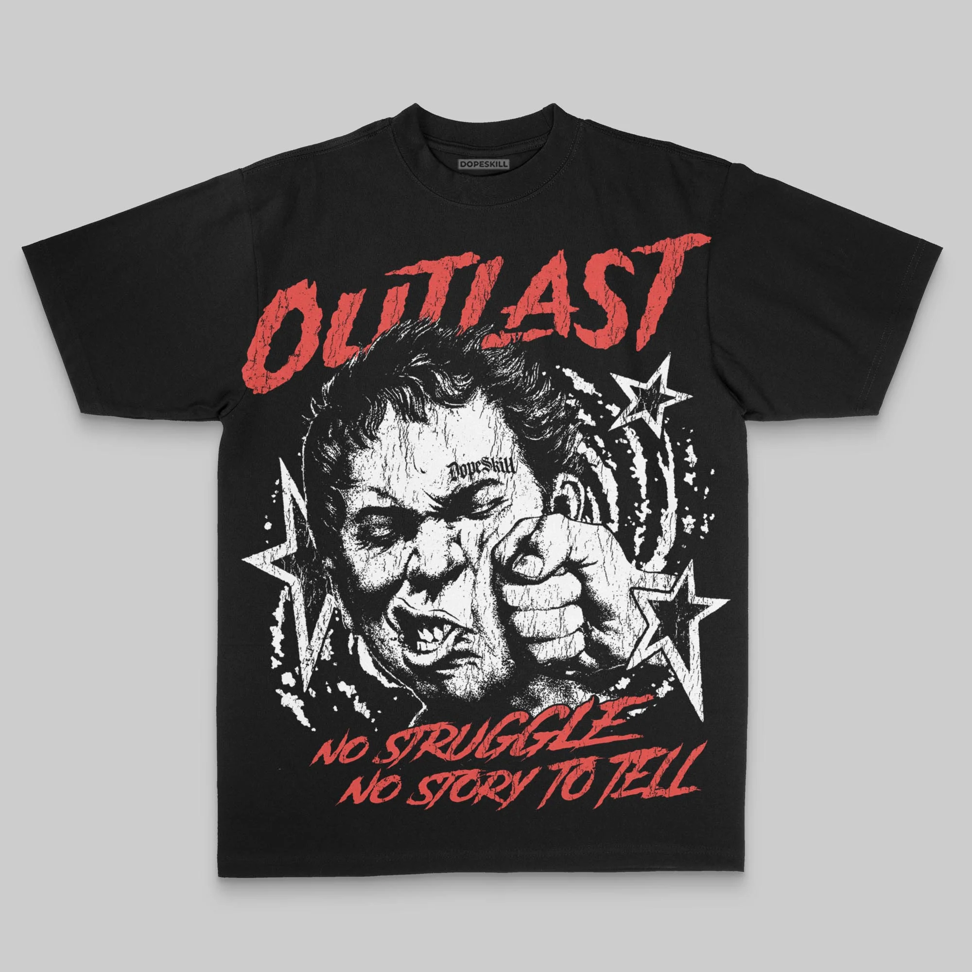 Outlast Oversize Print DopeSkill T-shirt - Image 2