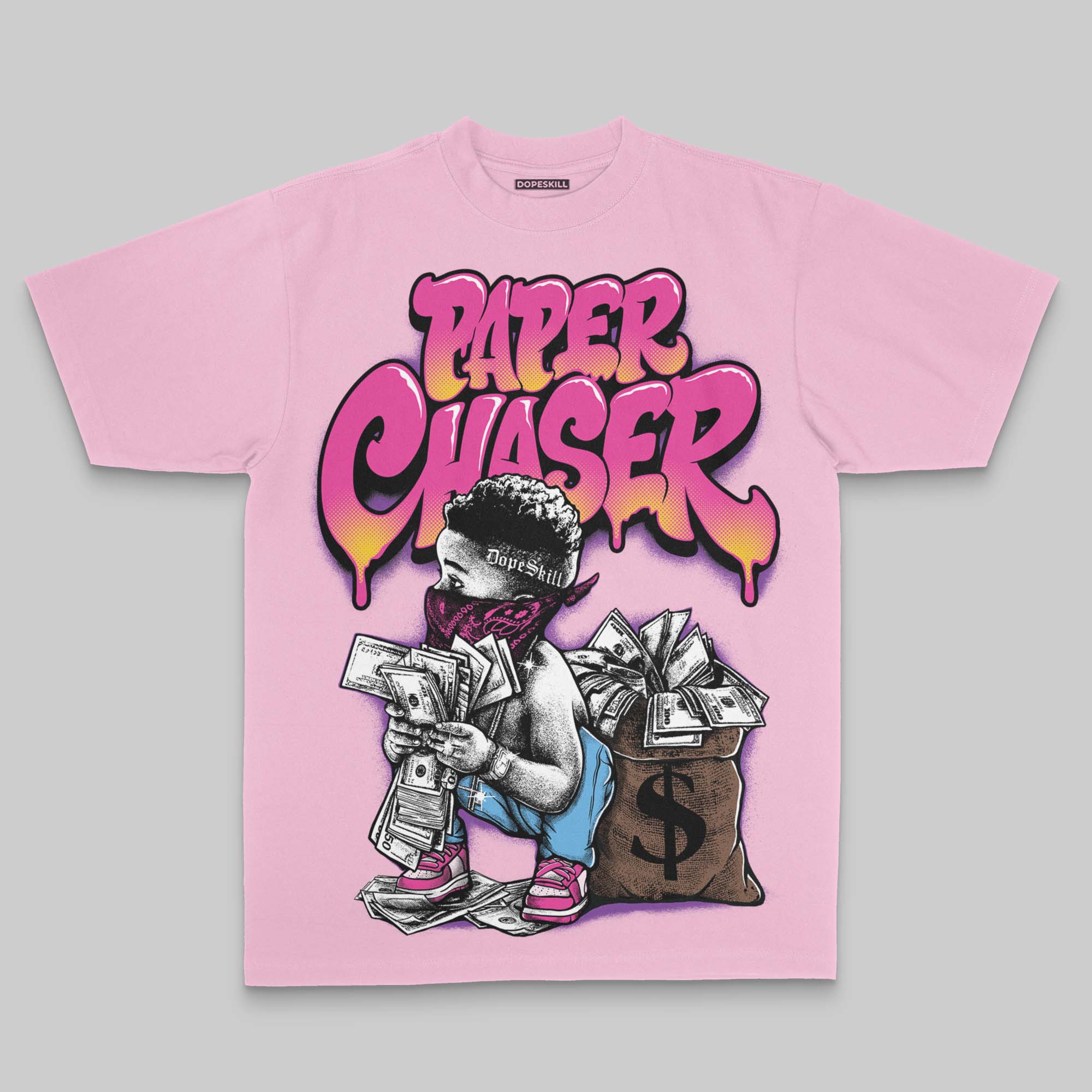 Paper Chaser Boy Oversize Print DopeSkill T-shirt - Image 11
