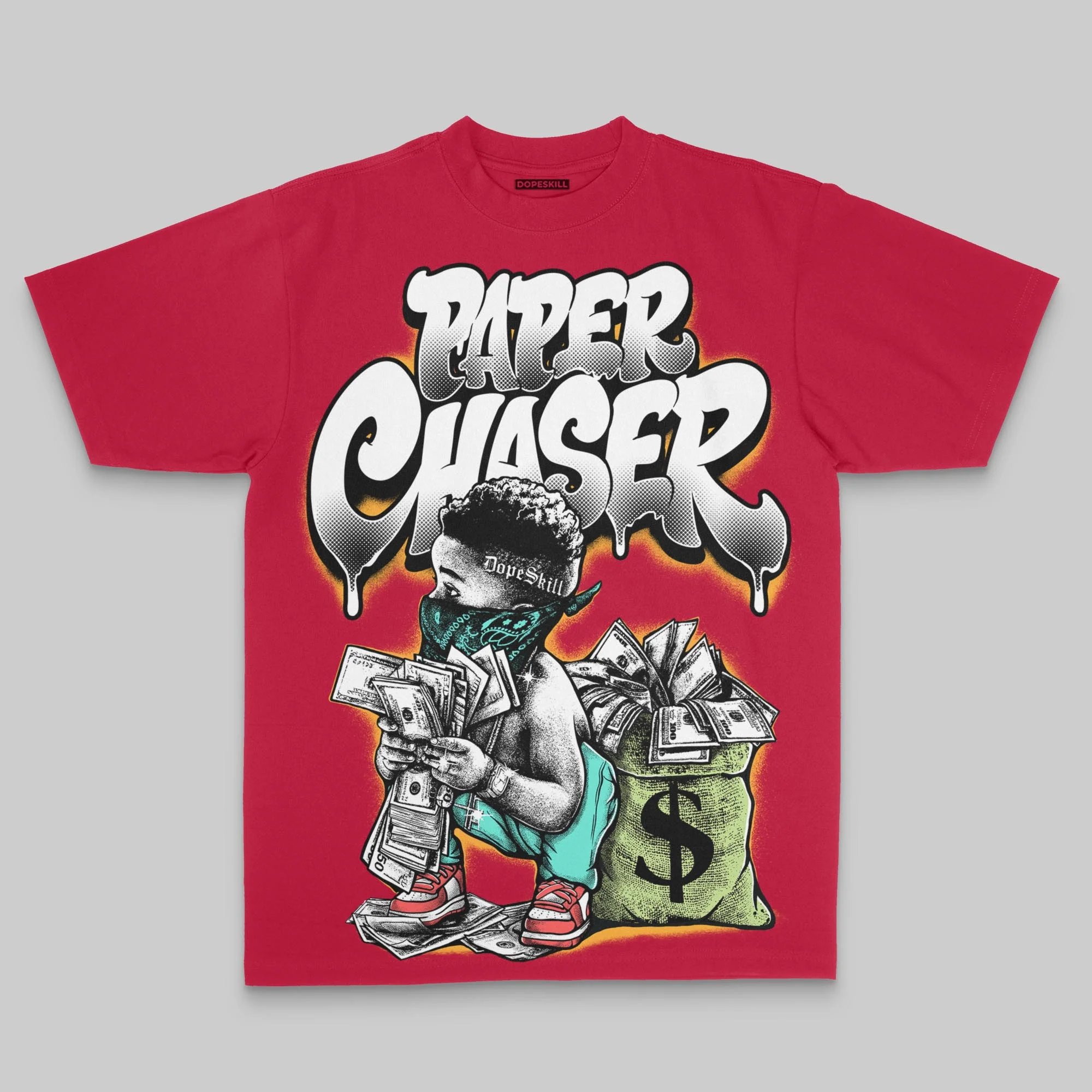 Paper Chaser Boy Oversize Print DopeSkill T-shirt - Image 8