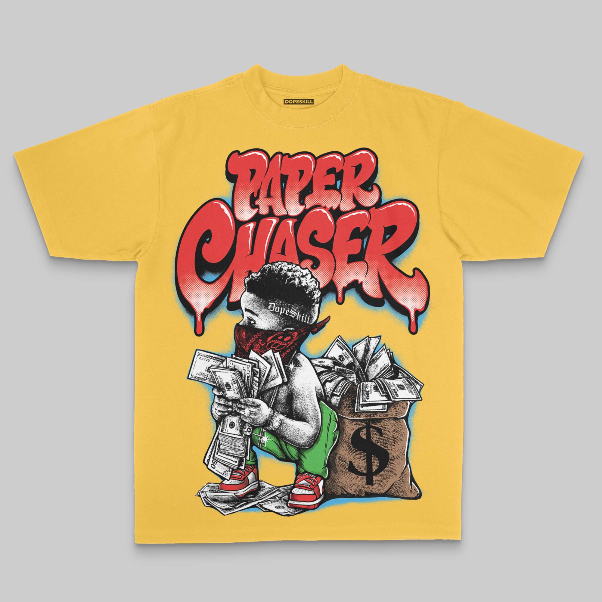 Paper Chaser Boy Oversize Print DopeSkill T-shirt - Image 9
