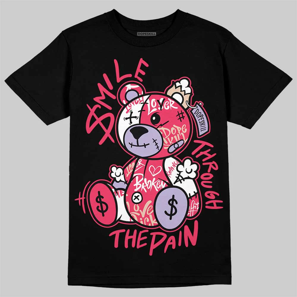 Peanut Butter Jelly 5s DopeSkill T-Shirt Smile Through The Pain Graphic - Image 2