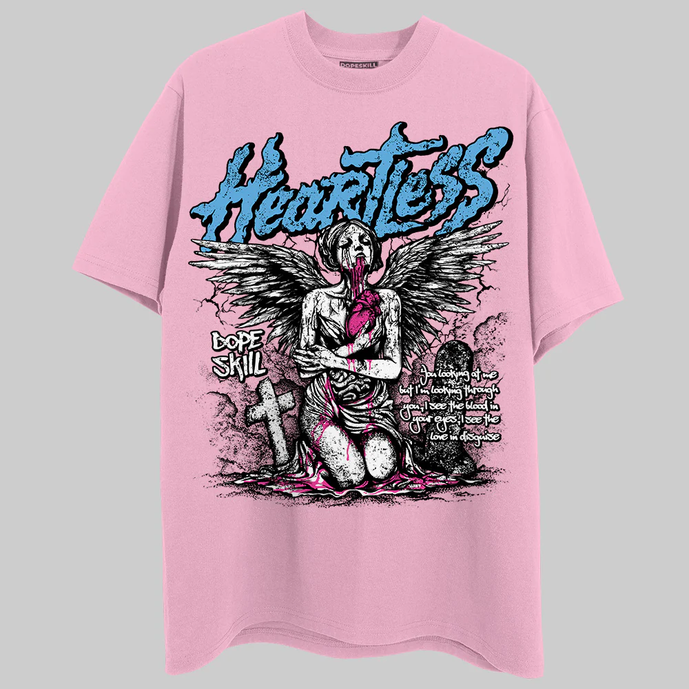 Pink Collection DopeSkill Pink T-shirt Heartless Graphic
