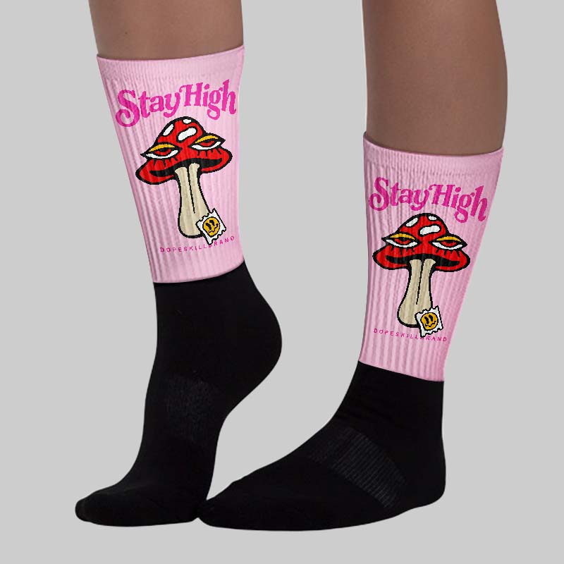 Pink Collection DopeSkill Sublimated Socks Stay High Graphic - Image 3