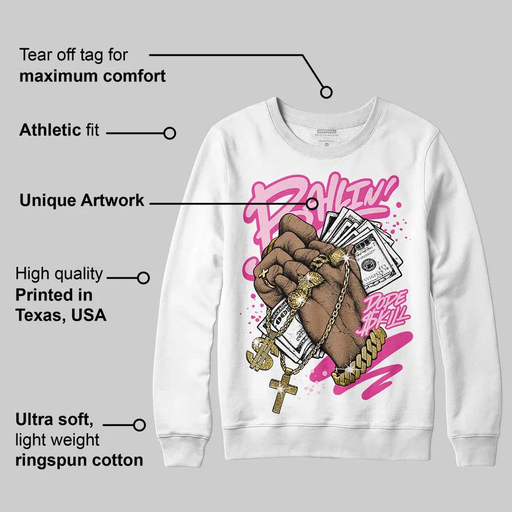 Pink Collection DopeSkill Sweatshirt Always Ballin' Graphic - Image 3