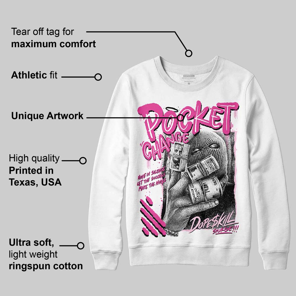 Pink Collection DopeSkill Sweatshirt Pocket Change Graphic - Image 3