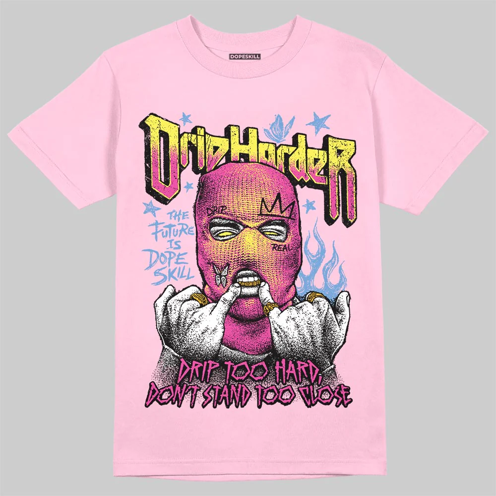 Pink Collection DopeSkill T-Shirt Drip Harder Graphic - Image 3
