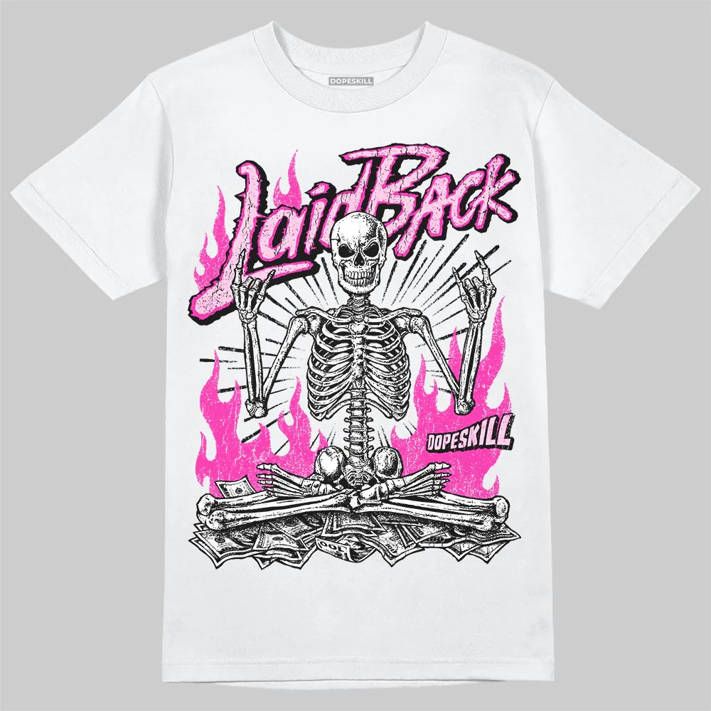 Pink 'Laid Back' DopeSkill Graphic T-Shirt
