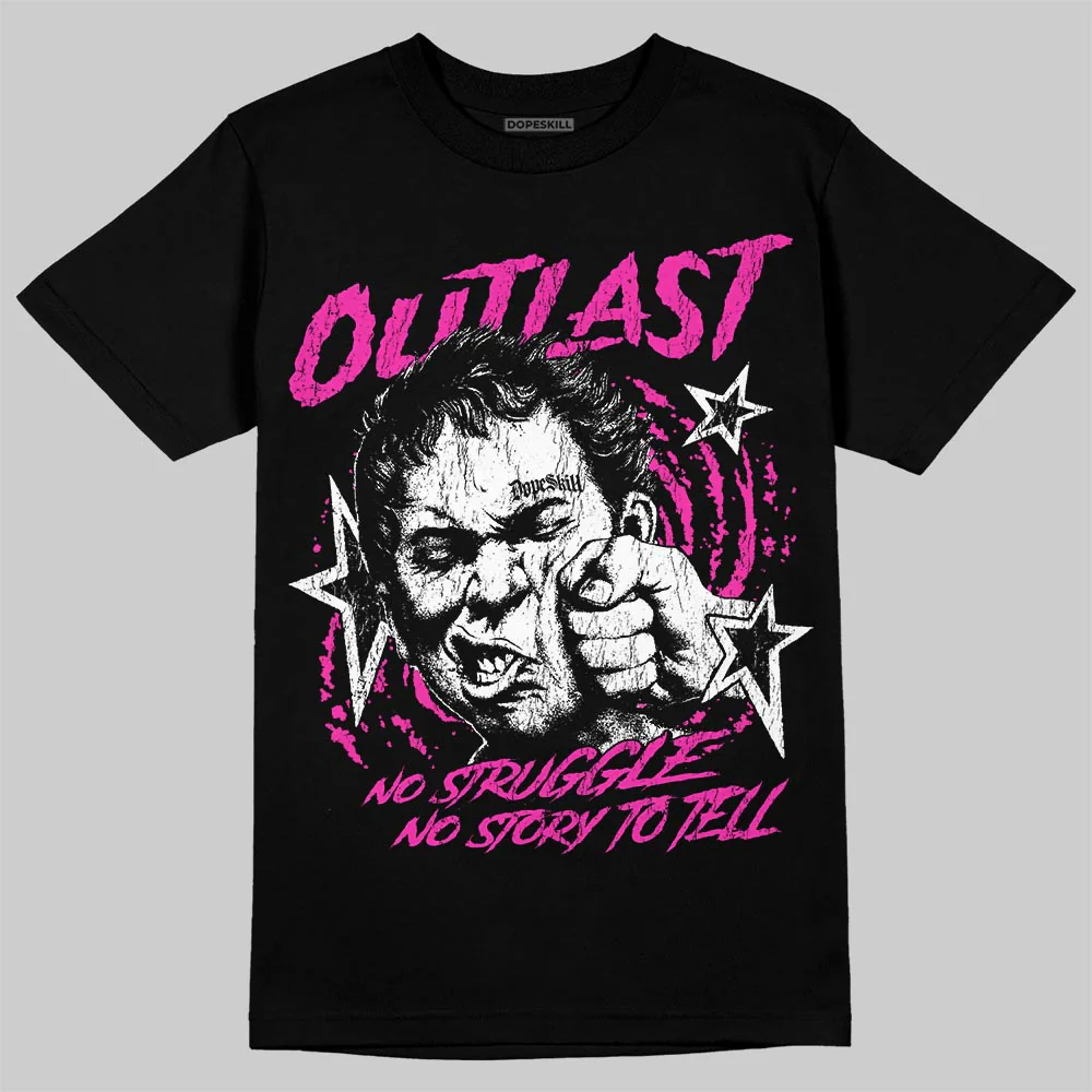 Pink 'Outlast' DopeSkill Graphic T-Shirt - Image 2