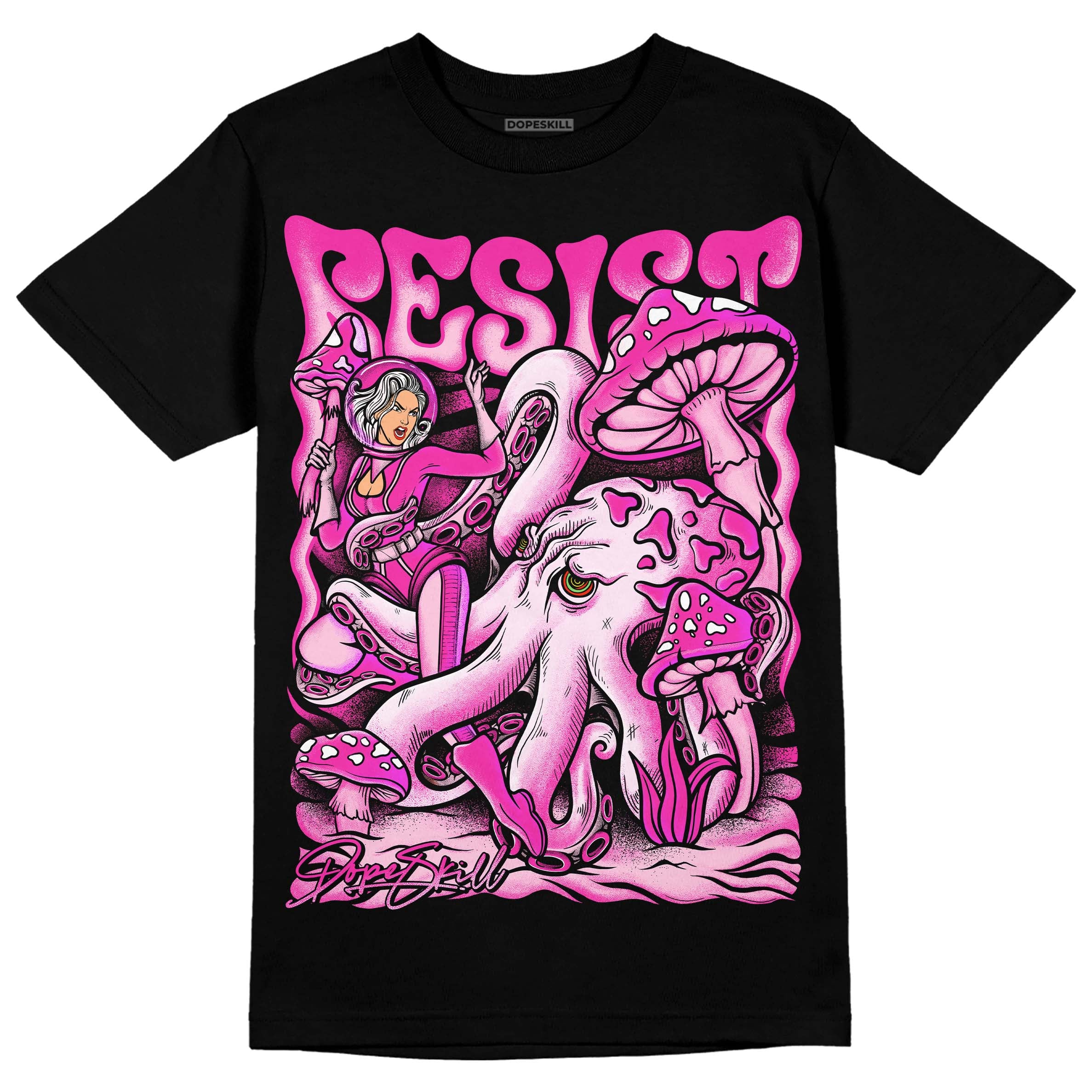 Pink Collection DopeSkill T-Shirt Slime Drip Heart Graphic - Image 2