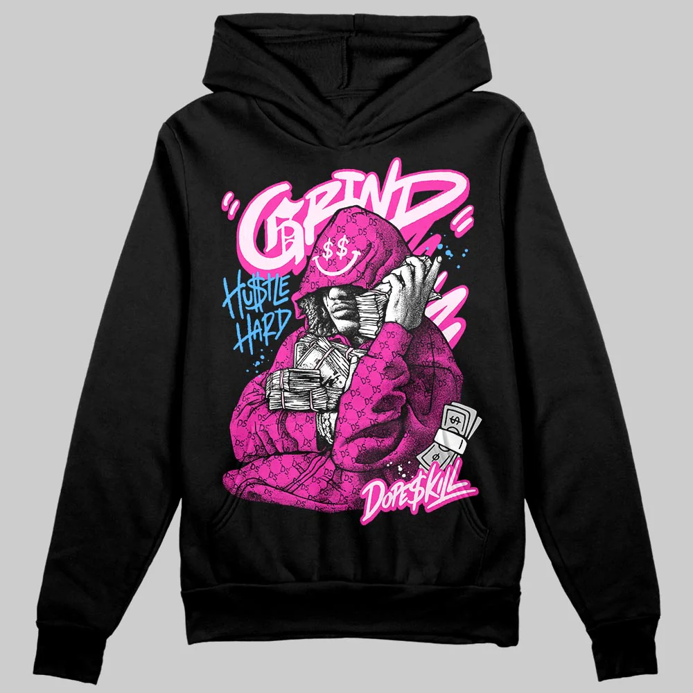 Pink 'Grind Pray' DopeSkill Graphic Hoodie - Image 2