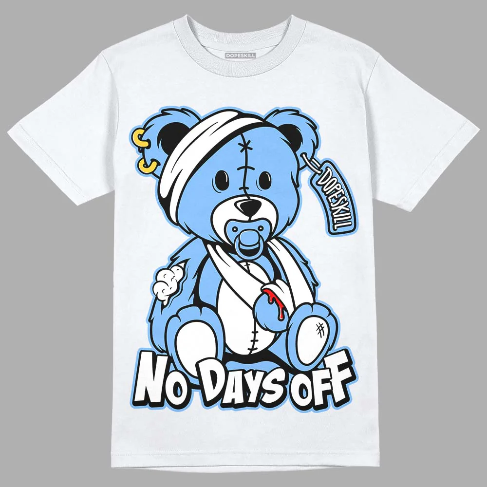 Powder Blue 9s DopeSkill T-Shirt Hurt Bear Graphic