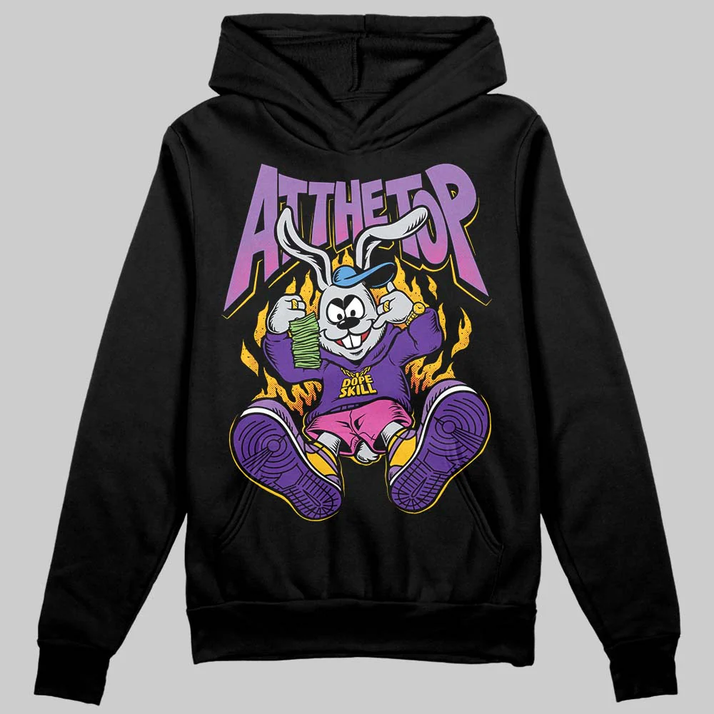 PURPLE Collection DopeSkill Hoodie Sweatshirt At The Top Graphic