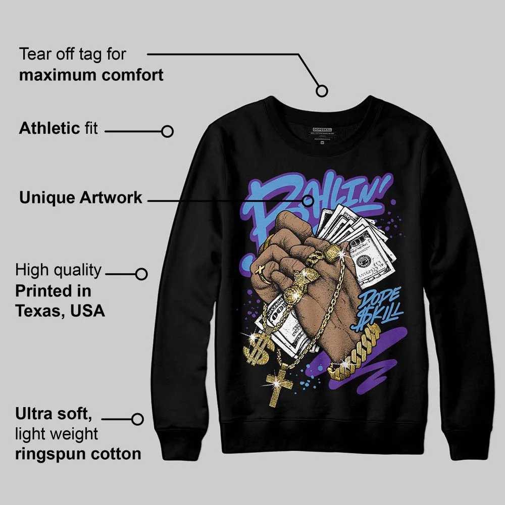 PURPLE Collection DopeSkill Sweatshirt Always Ballin' Graphic - Image 4